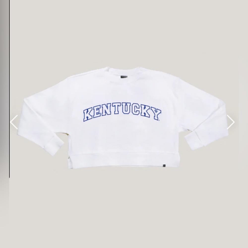 cropped kentucky sweatshirt
